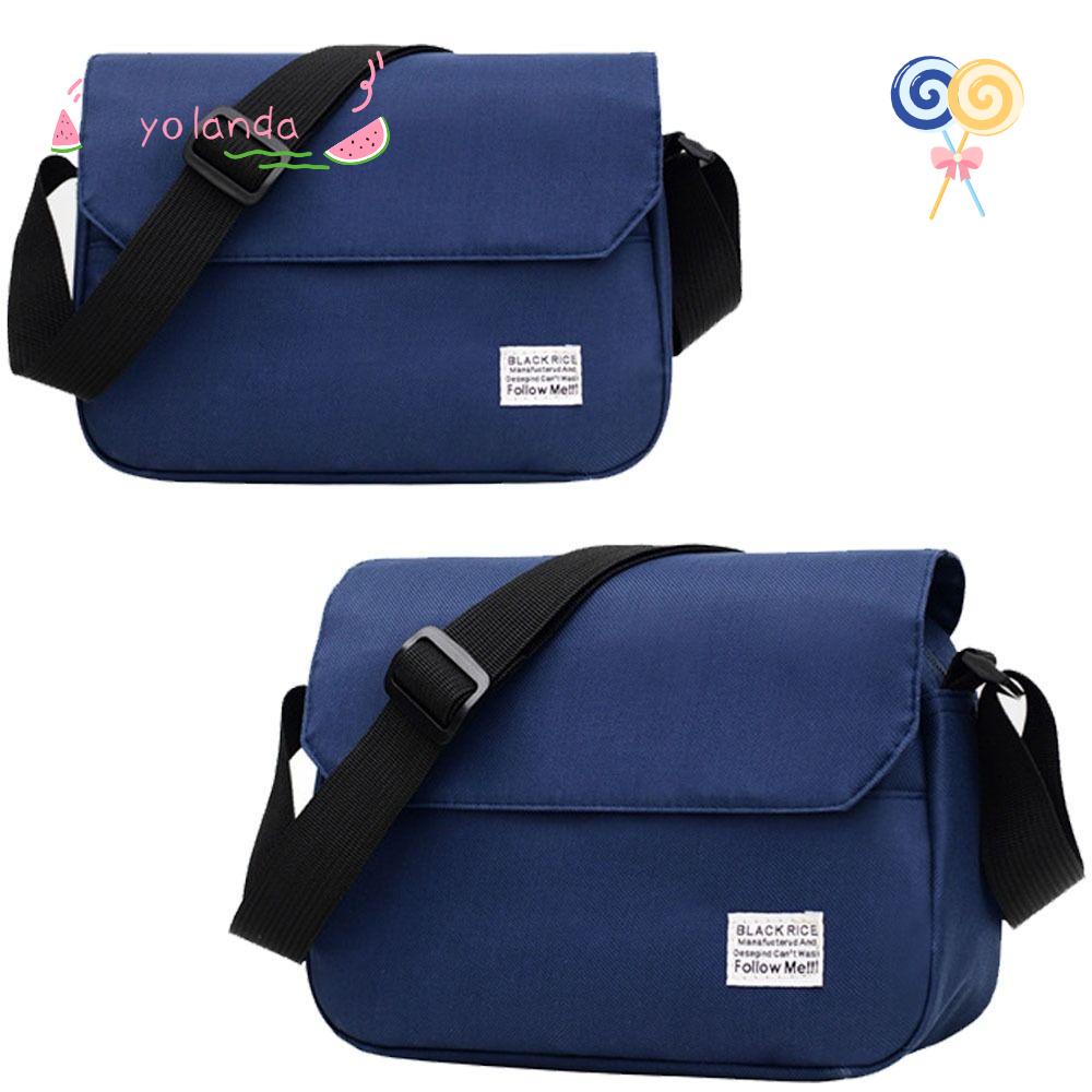 YOLA Túi Đeo Chéo Chống Thấm Nước Màu Sắc Đơn Giản
