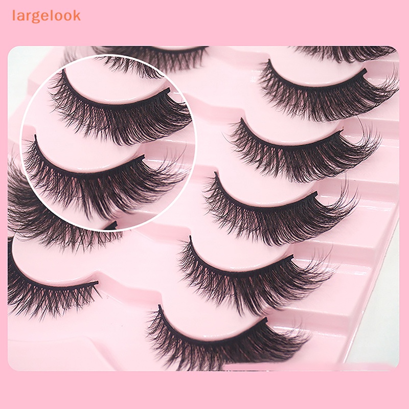 Set 7 Cặp Lông Mi Giả 3D Cong Dày Tự Nhiên