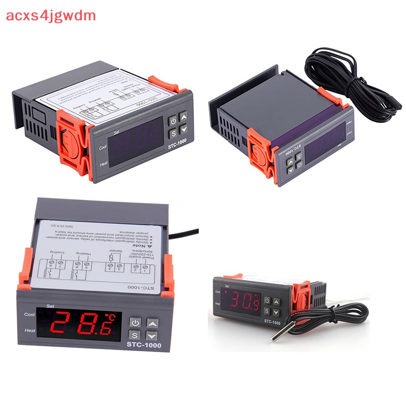 New 12V/24V/110V/220V STC-1000 kỹ thuật số điều khiển nhiệt độ Nhiệt W/NTC mới