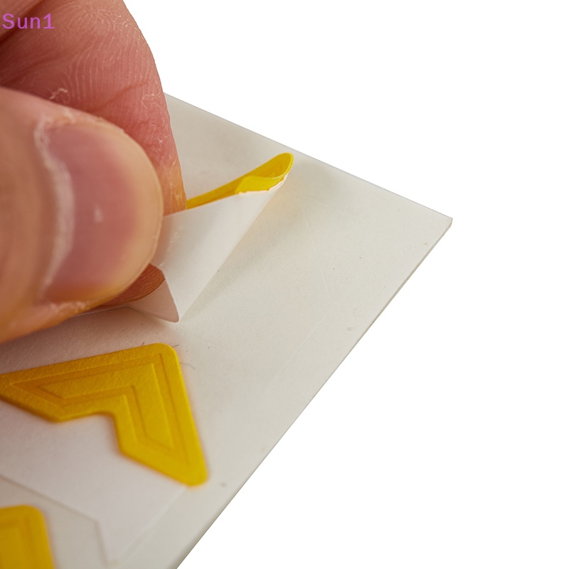 1 Set Nhãn Dán Trang Trí Góc Cố Định Màu Sắc Macaron DIY