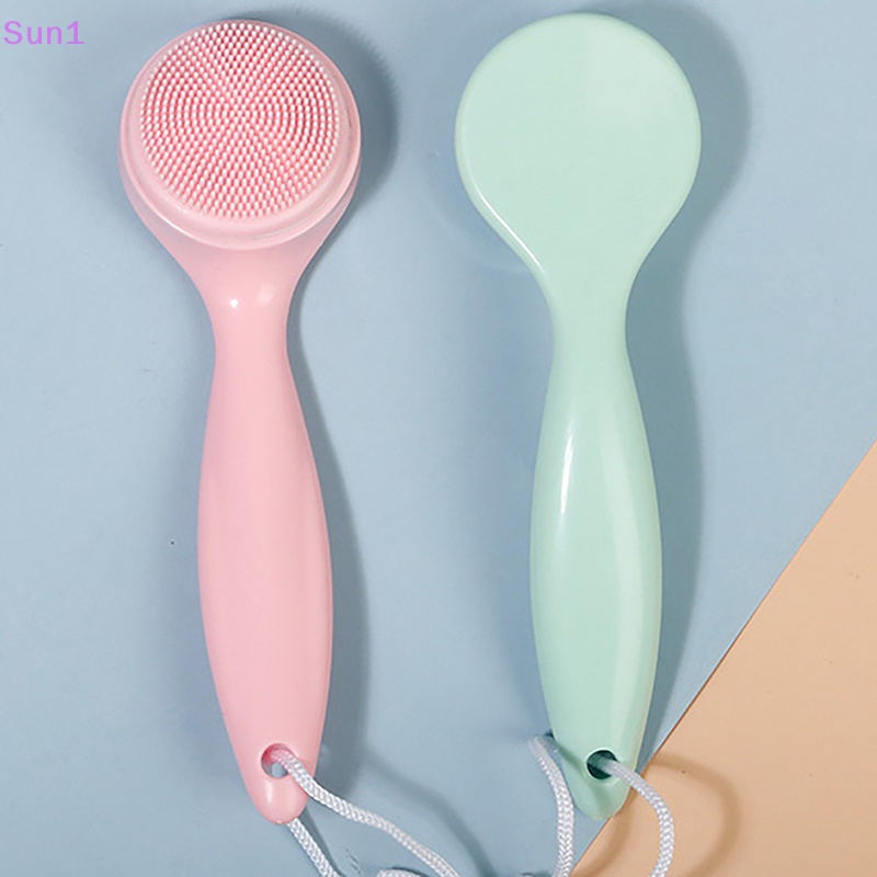 Cọ Rửa Mặt Silicone Mềm Mại Loại Bỏ Mụn Đầu Đen Hiệu Quả