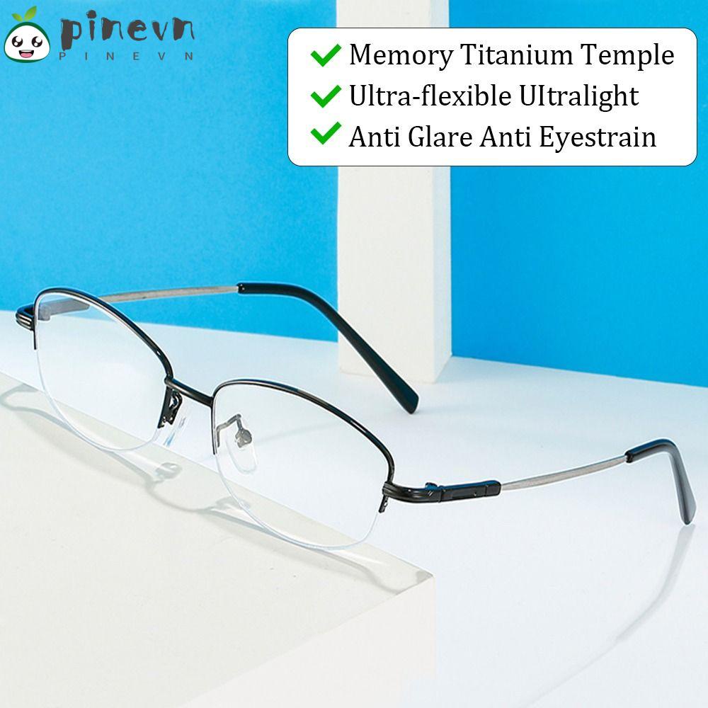 PINEVN Kính Đọc Sách Chống Ánh Sáng Xanh Kiểu Dáng Đơn Giản Phong Cách Vintage