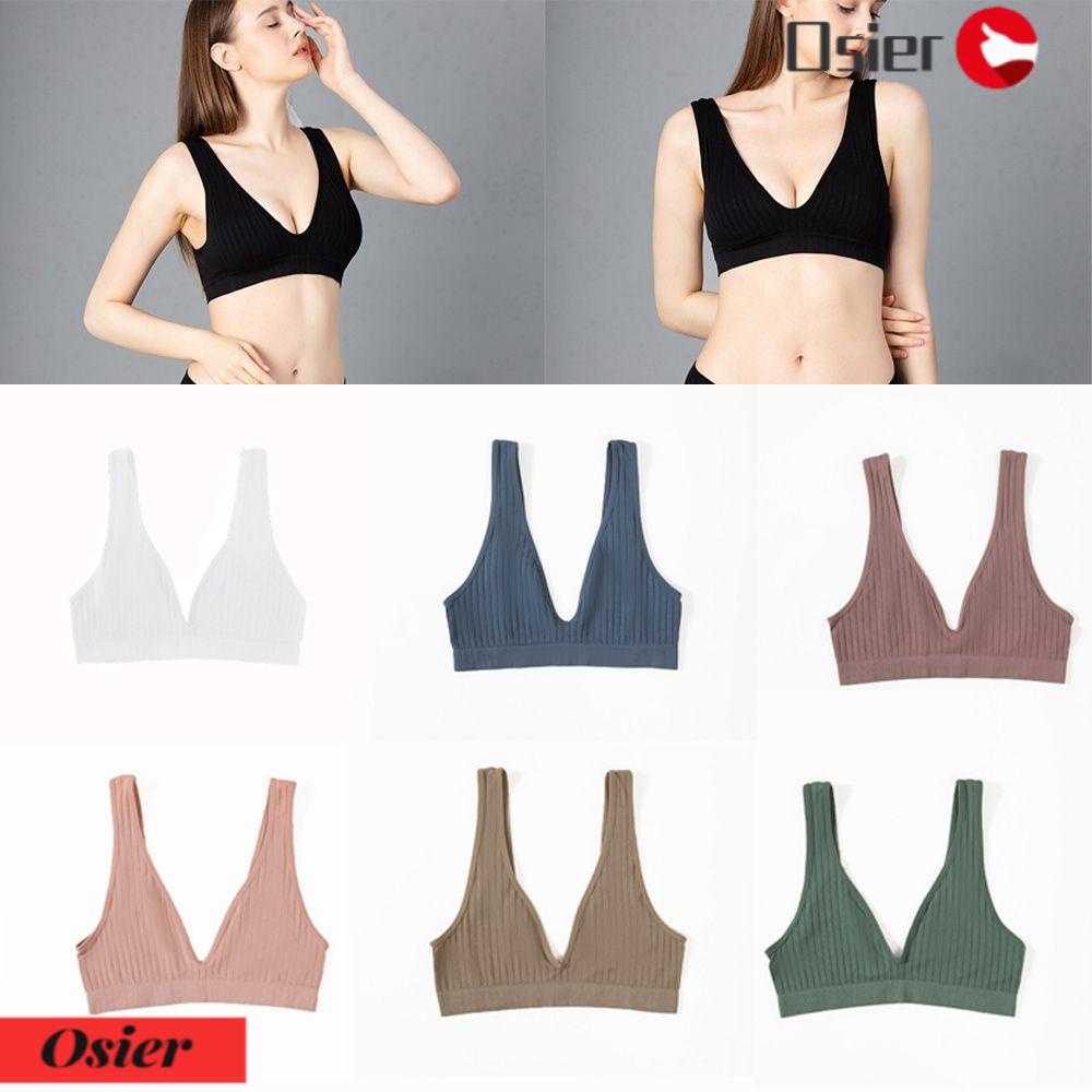 OSIER1 Áo Ngực Thể Thao Không Đường May Thoáng Khí Thời Trang Cao Cấp