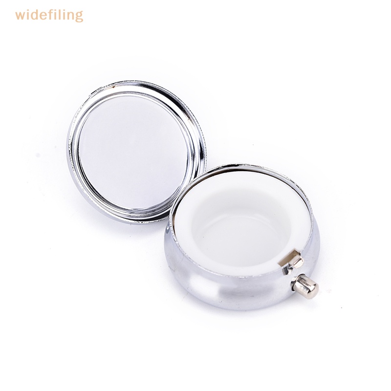 Hộp Đựng Thuốc / Trang Sức Bằng Kim Loại Tiện Dụng Khi Đi Du Lịch