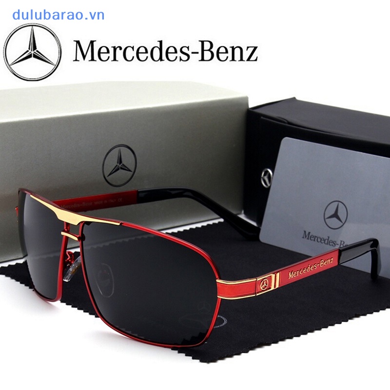 Dil Mercedes Benz Kính mát thời trang nam phân cực gương kim loại cổ điển Kính mắt