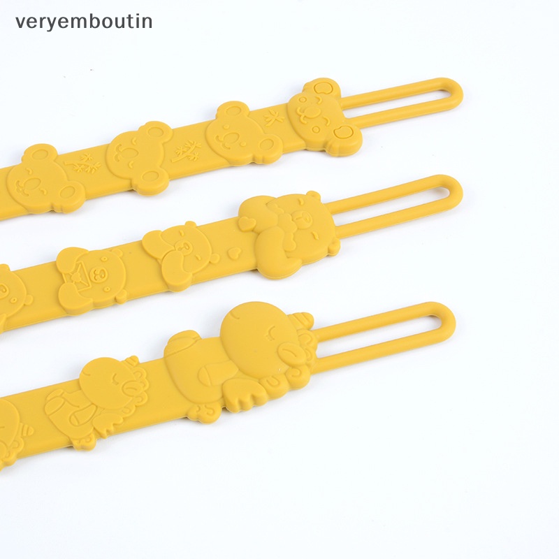 Kẹp Giữ Núm Vú Giả Bằng Silicon Cấp Thực Phẩm Chống Rơi Họa Tiết Hoạt Hình Cho Bé n