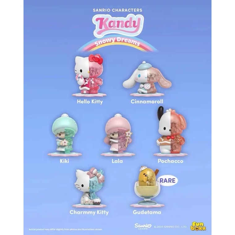 Mô Hình Búp Bê Sanrio Snowy Dreams Series Mighty Jaxx Dễ Thương Dùng Làm Quà Tặng Cho Bạn Bè