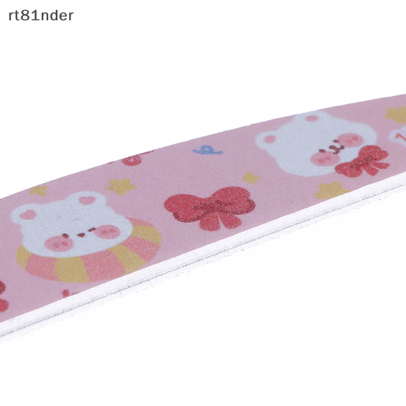 Dụng Cụ Dũa Móng Hai Mặt Màu Trắng In Họa Tiết Hoạt Hình