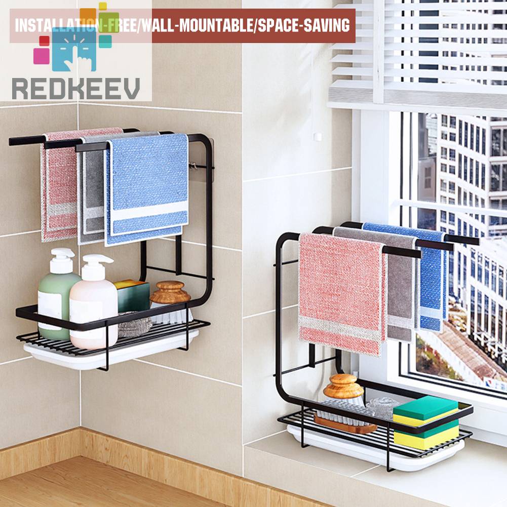 Giỏ Đựng Dầu Gội Gắn Tường Không Cần Đục Lỗ Sử Dụng Trong Phòng Tắm