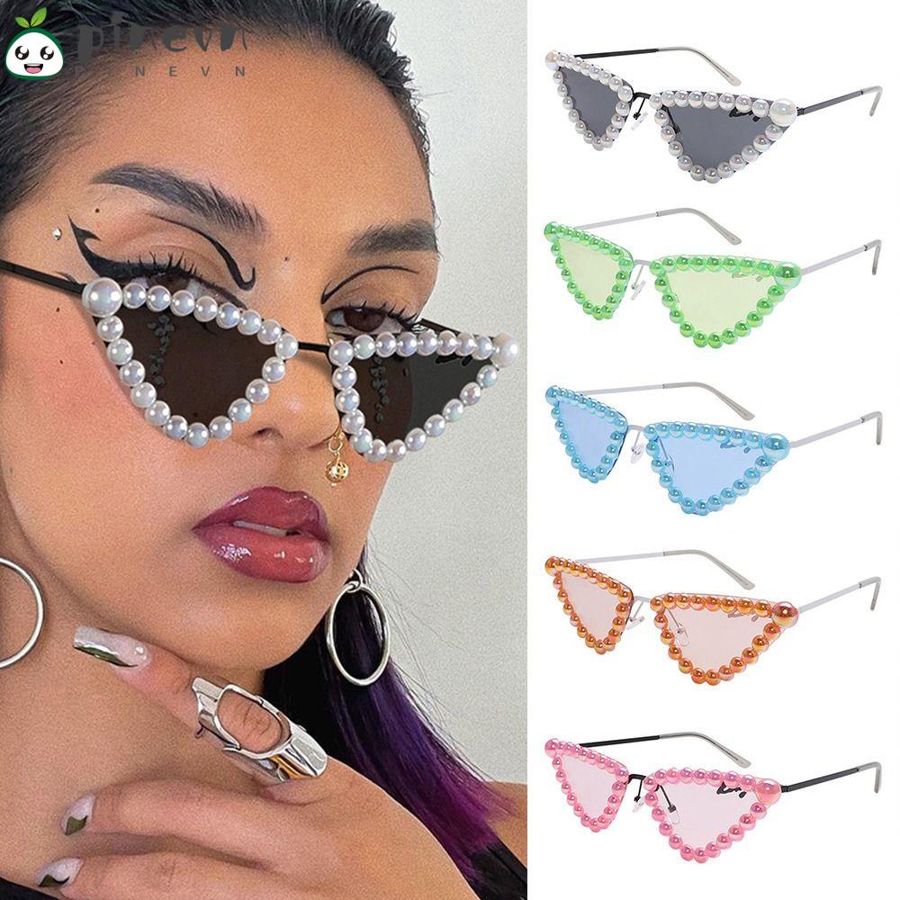 PINEVN Kính Mát Đính Ngọc Trai Thời Trang Sang Trọng