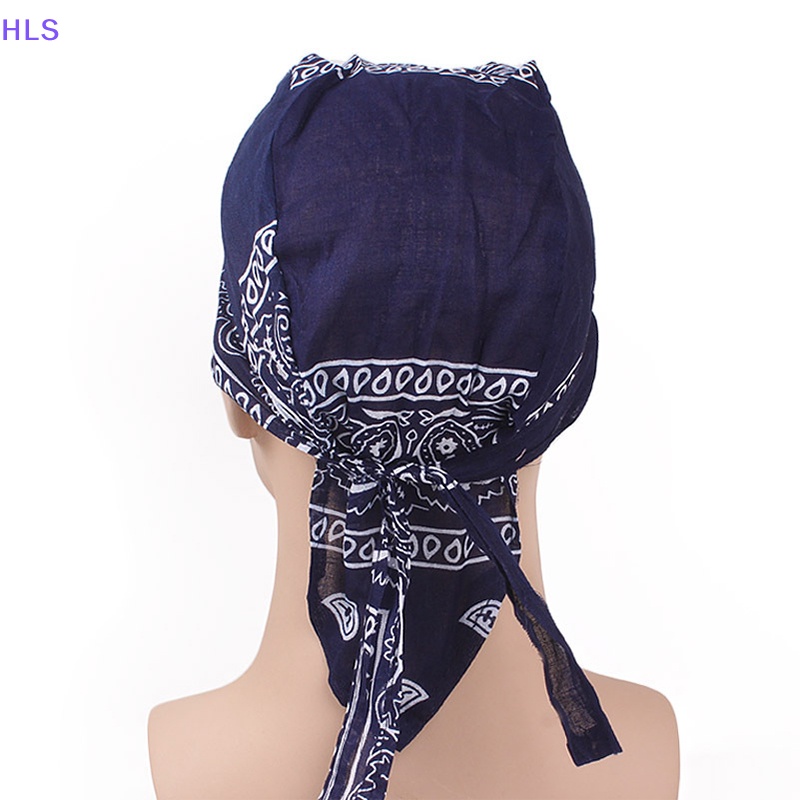 [HLS] Khăn Trùm Đầu Bandana Bằng Vải Cotton Thấm Hút Mồ Hôi Phong Cách Hip hop Đi Xe Đạp Cho Nam Và Nữ