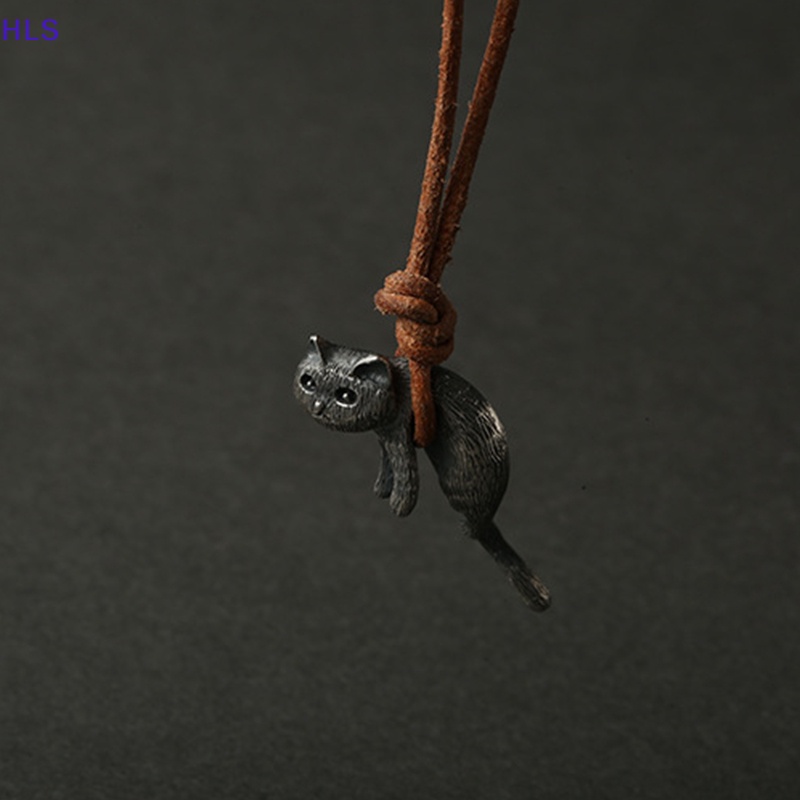 [HLS] Vòng Cổ Choker Dạng Dây Xích Màu Nâu Hình Mèo Dễ Thương Phong Cách Harajuku Cổ Điển Làm Quà Tặng Ngày Cưới