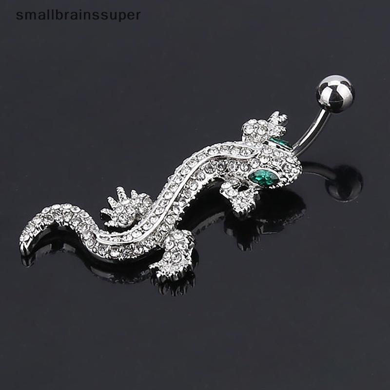 Khuyên Rốn Mặt Hình Tắc Kè Bằng Thép Không Gỉ Không Gây Dị Ứng Trang Sức Quyến Rũ Cho Nữ SBS