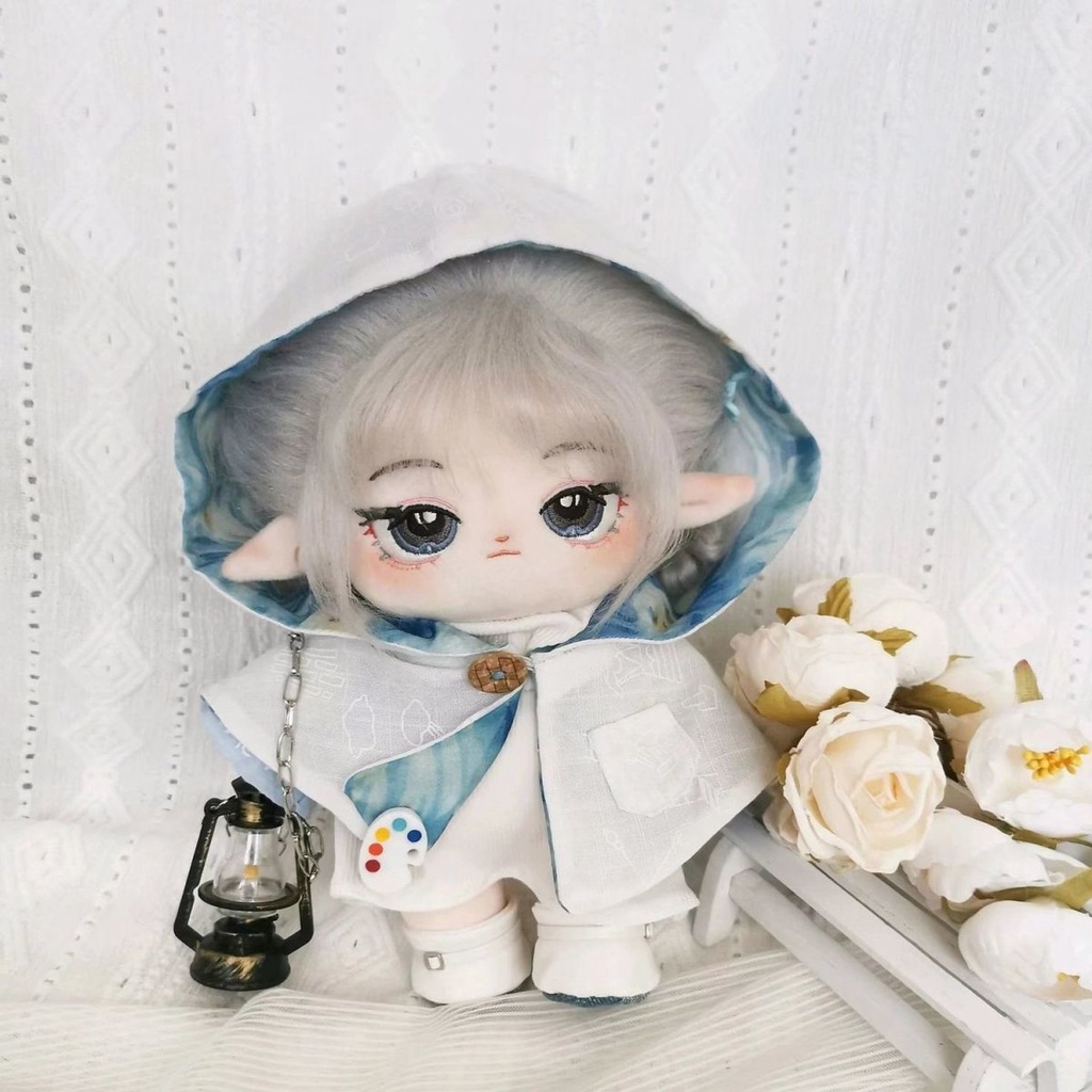Áo Choàng Cotton Dài 20cm Dành Cho Búp Bê