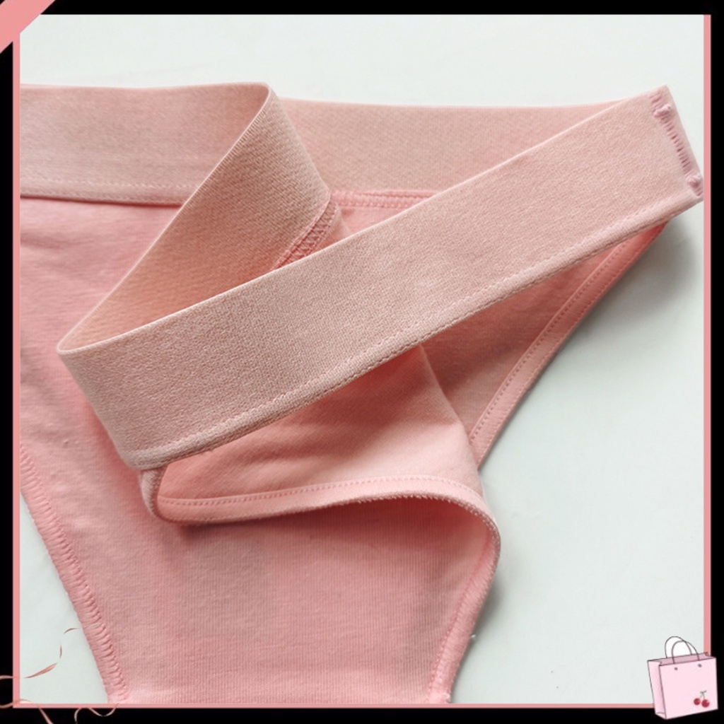 {Soltweter} Quần Lót Cotton Siêu Mềm Màu Trơn Thấm Hút Mồ Hôi Nhanh Khô Thoáng Khí Bảo Vệ Quần Lót Lọt Khe Gợi Cảm Cho Nữ