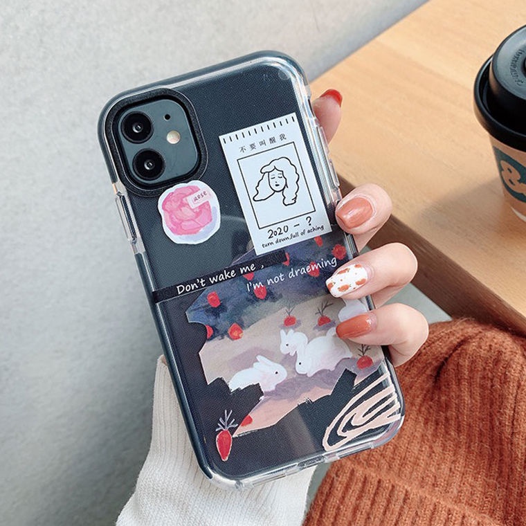 Ốp Điện Thoại Mềm Trong Suốt Chống Sốc Cho Iphone 7 Xsmax xr 12 11 13 6 x 8