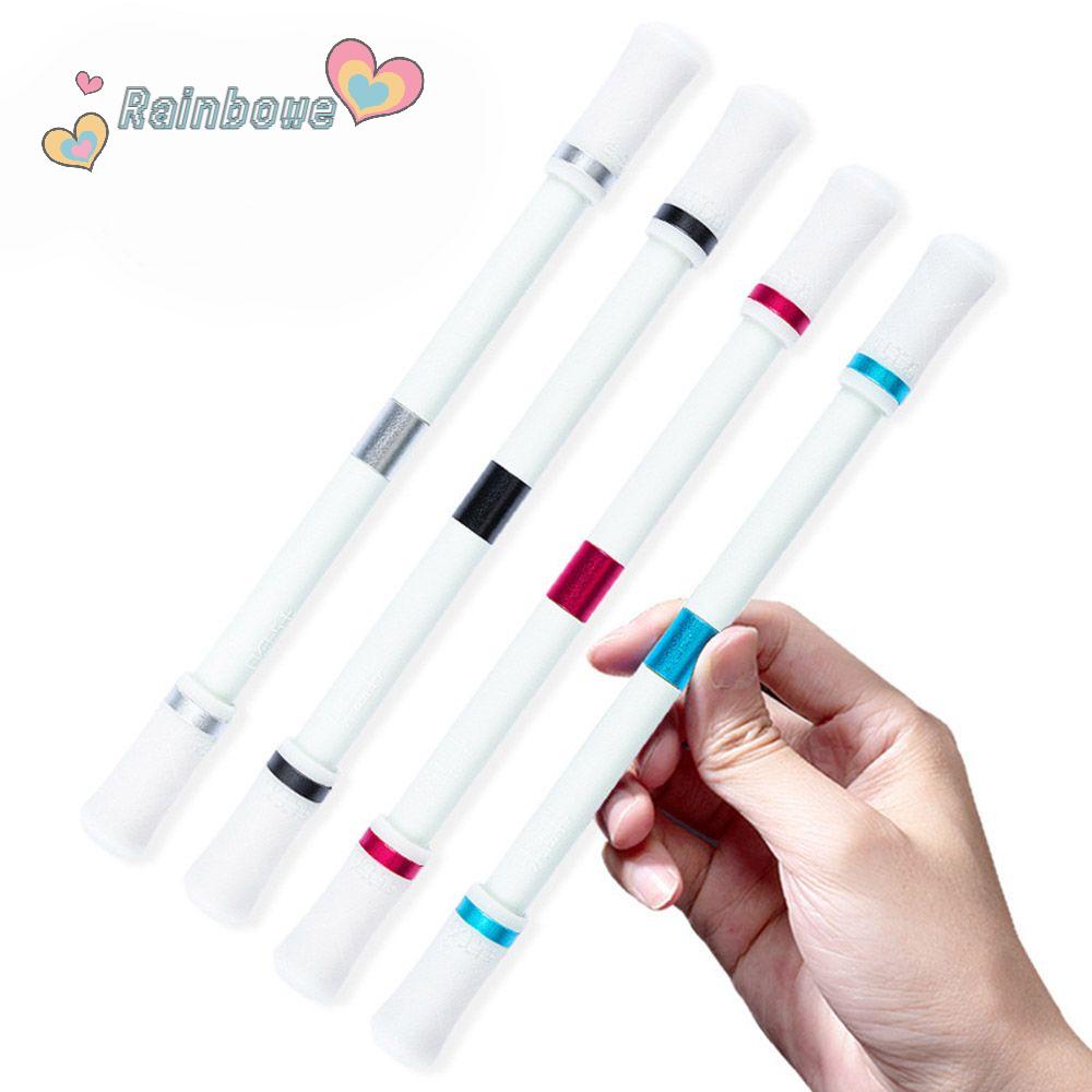 RAINBOW Bút Xoay Ngón Tay Mới Lạ Giảm Áp Lực Chống Trượt Dùng Để Chơi Game