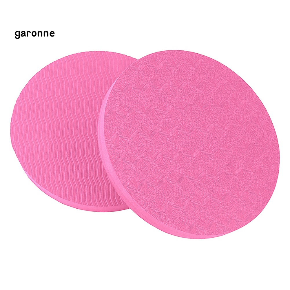 Set 2 Đệm Đầu Gối / Khuỷu Tay Hình Tròn Bằng TPE Chống Trượt Hỗ Trợ Cân Bằng Tập Yoga