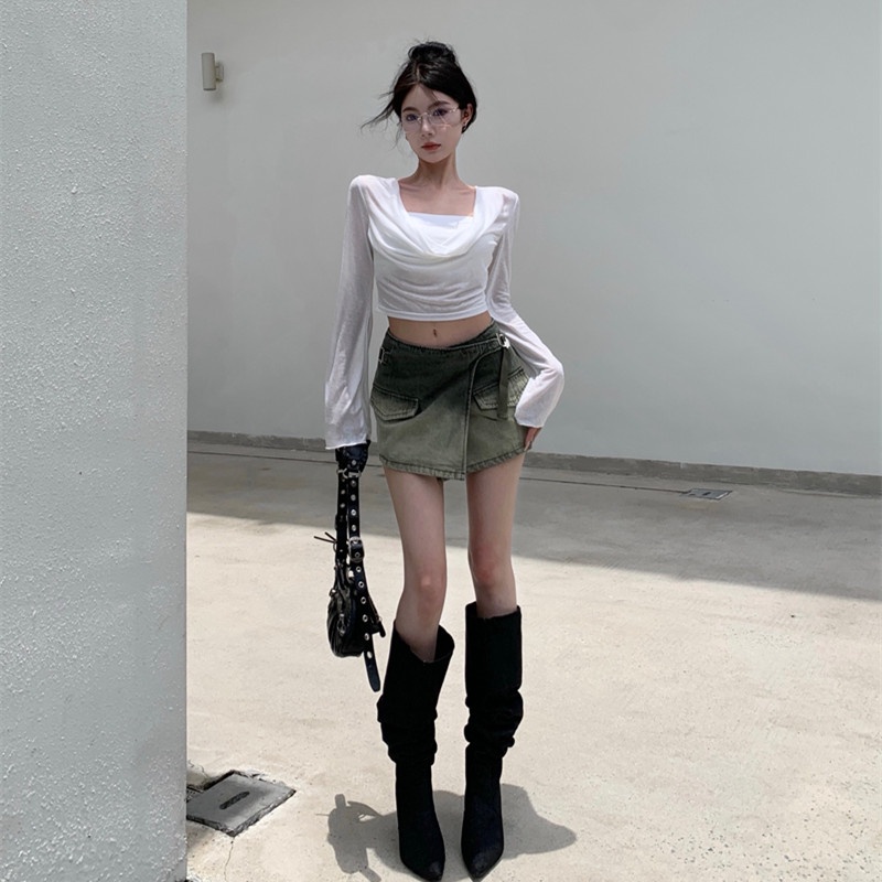 Áo Thun Tay Dài Có Mũ Trùm Chống Nắng Tiện Dụng Hợp Thời Trang Hè