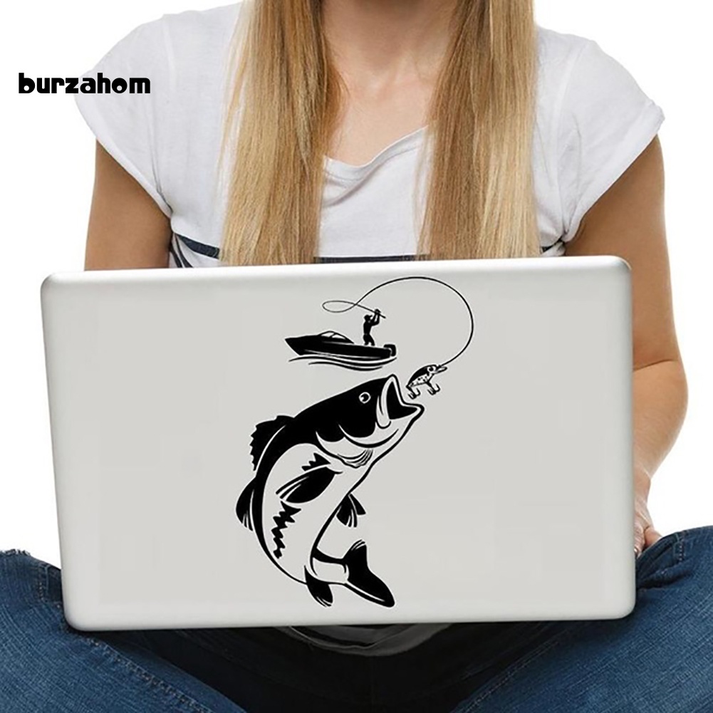 Nhãn Dán Trang Trí Xe Ô Tô Hình Cá Và Thuyền Phản Quang Độc Đáo