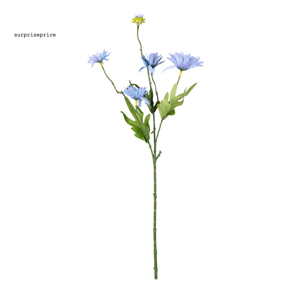 1 Bông Hoa Cúc Nhân Tạo Bằng Vải Sống Động Trang Trí Nhà Cửa / Văn Phòng / Tiệc Cưới