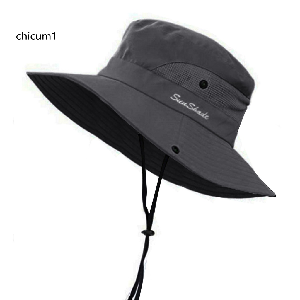 Mũ Bucket Màu Sắc Tương Phản Chống Nắng Có Thể Gập Lại Dành Cho Nam Và Nữ