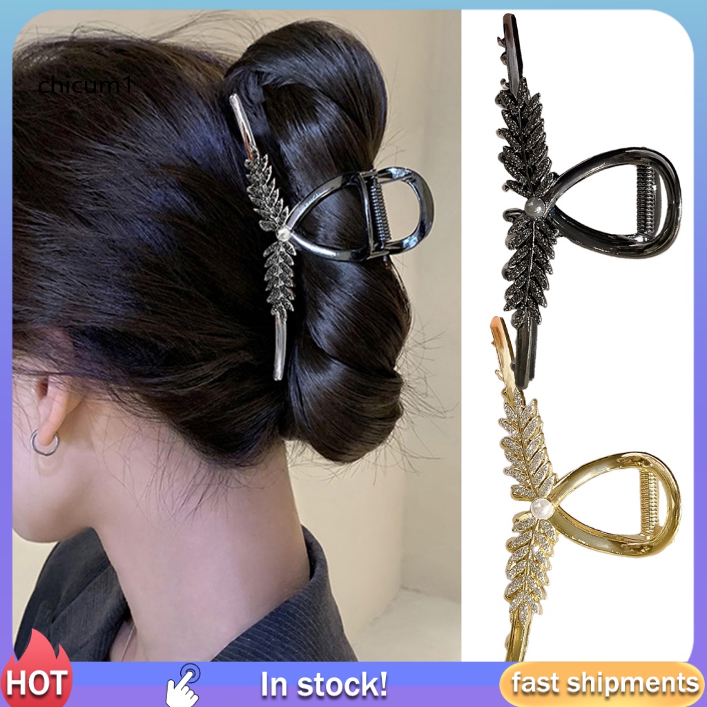 Kẹp Tóc Đính Đá Chống Trượt Sang Trọng Dành Cho Nữ