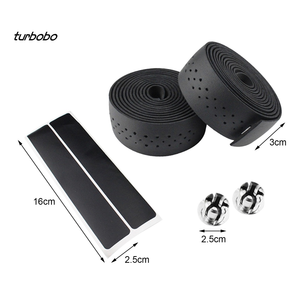 Set 2 Cuộn Băng Quấn Tay Lái Xe Đạp Giả Da Chống Trượt