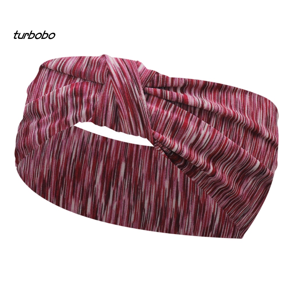 Băng Đô Co Giãn Bản Rộng Thiết Kế Thắt Nút Gọn Nhẹ Dùng Tập Yoga / Chạy Bộ