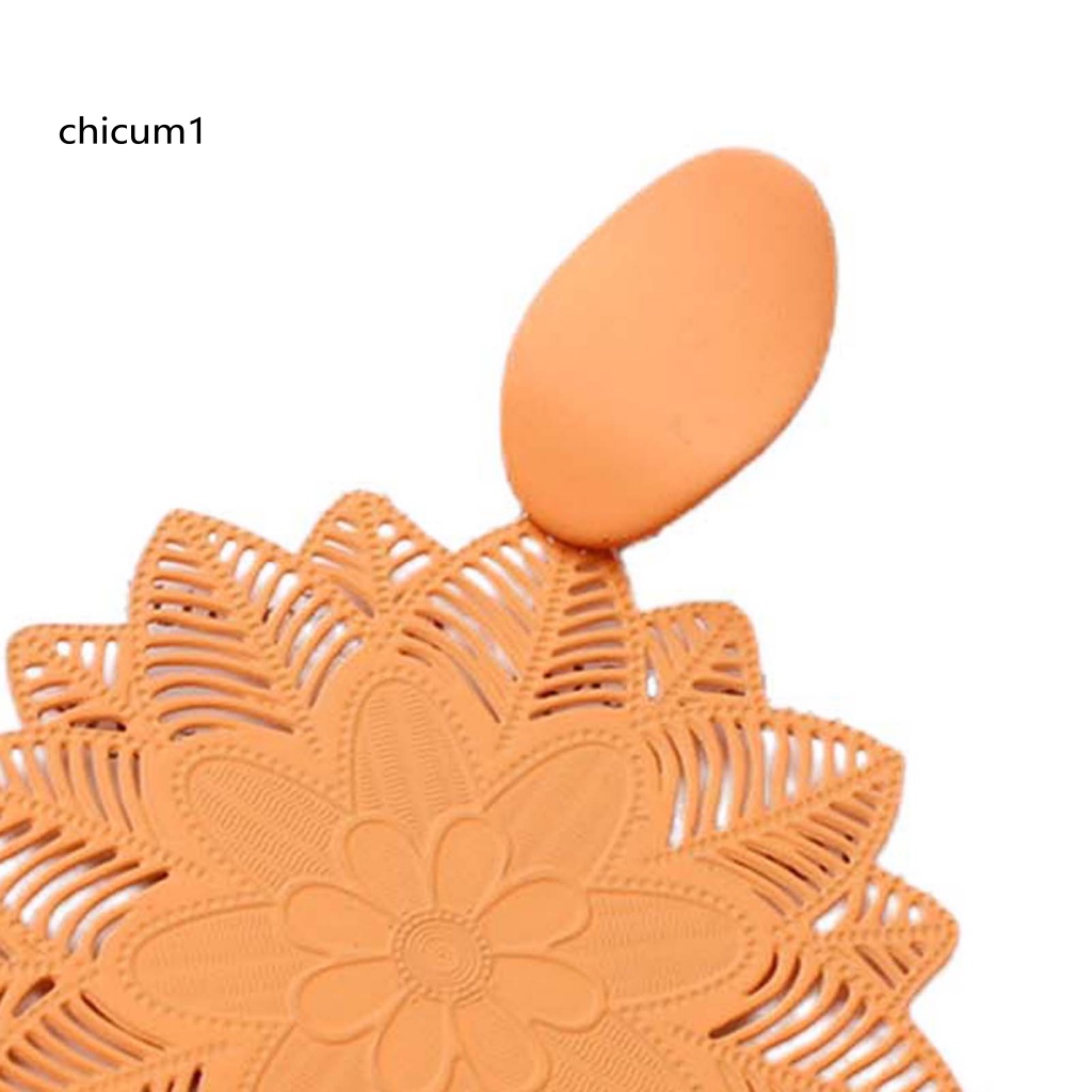 1 Đôi Bông Tai Hình Hoa Rỗng Kiểu Vintage Cho Nữ