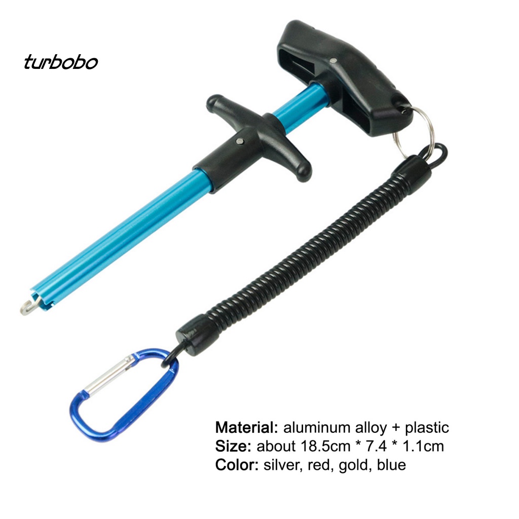 Turbobo Dụng Cụ Gỡ Lưỡi Câu Cá Hình Chữ T Nhiều Màu Sắc Có Thể Tháo Rời