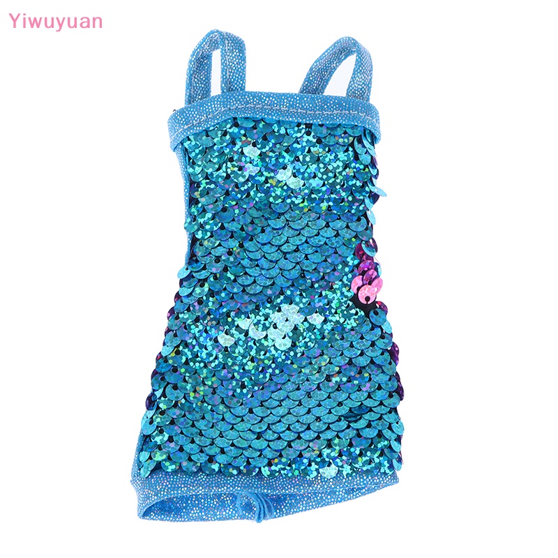 Váy Ngắn Ôm Dáng Đính Kim Sa Thủ Công Dễ Thương Thời Trang Cho Búp Bê 30cm