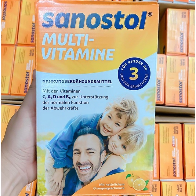 Vitamin tăng sức đề kháng cho bé Sanostol số 1,3,6 và Kẹo ngậm Sanostol của Đức cho bé từ 1 tuổi - Date mới nhất Đủ Bill