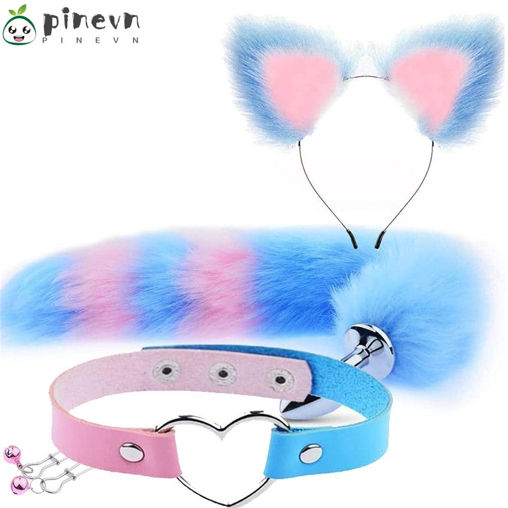 PINEVN Bộ Đuôi Lông Giả Phụ Kiện Hóa Trang Cho Nữ