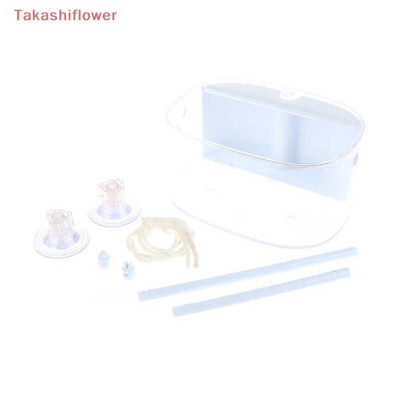 Khay Đựng Hạt Giống Gắn Cửa Sổ Bằng Acrylic Trong Suốt Hình Oval Có Giác Hút Mạnh Cho Chim