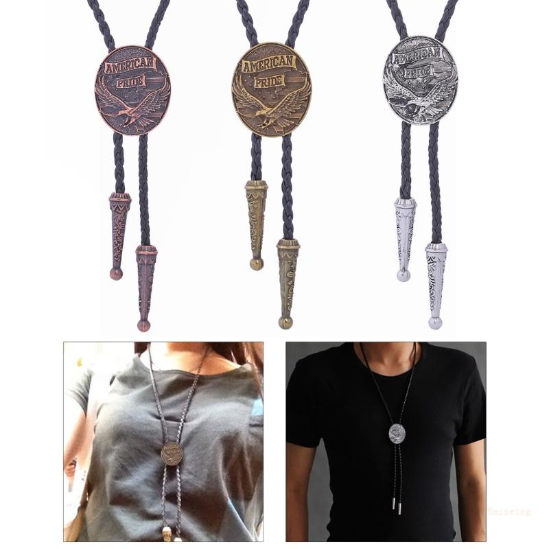 Cà Vạt Bolo Bằng Hợp Kim Phong Cách Cao Bồi Phương Tây Cho Thanh Thiếu Niên