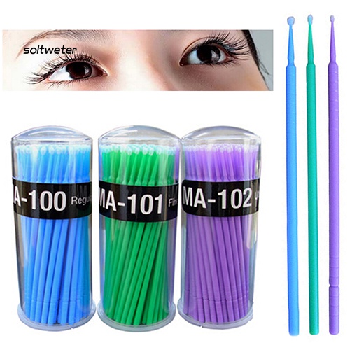 Set 100 Cọ Chuốt Mi Nhỏ Sử Dụng Một Lần Tiện Lợi