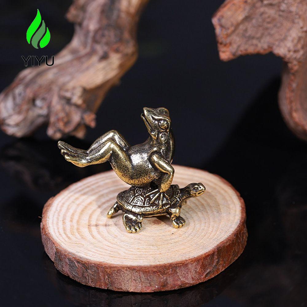 YIYU Đế Đốt Trầm Hương Bằng Đồng Hình Chú Ếch / Rùa Độc Đáo