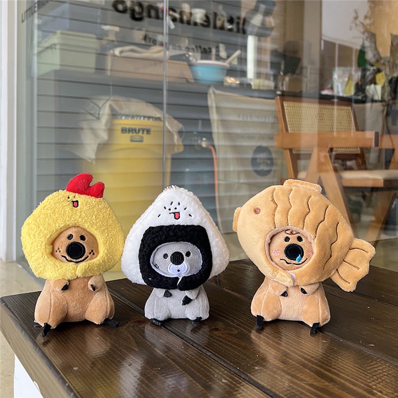Thú Nhồi Bông Hình Gấu koala Đeo Nón Giáng Sinh