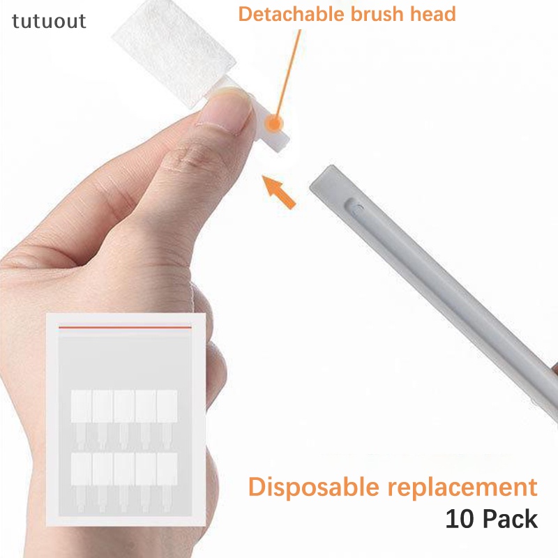 Bộ 10 Cọ Vệ Sinh Toilet Dùng Một Lần Tiện Dụng