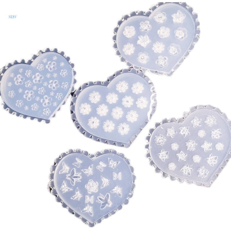 Khuôn Silicone Tạo Hình Trang Trí Móng Tay Nghệ Thuật 3D