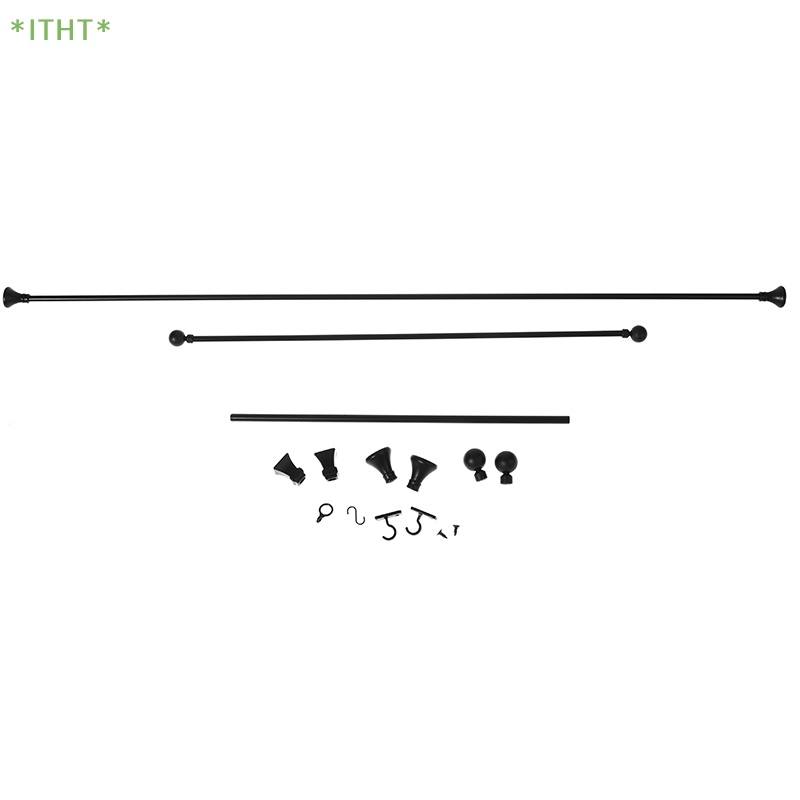 1 Bộ Rèm cửa sổ 1: 12 Bằng Kim Loại Có Móc Treo Trang Trí Nhà Búp Bê Mới
