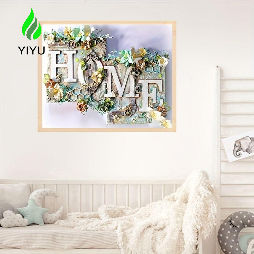 YIYU Sticker Đính Đá Nghệ Thuật Dùng Trang Trí Nhà Cửa