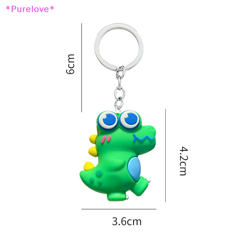 Móc Khóa Hình Khủng Long Mắt To Dễ Thương Mới