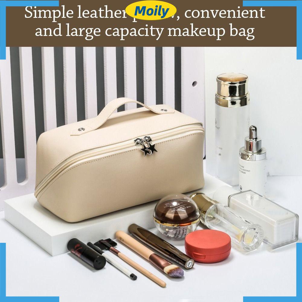 MOILYVN Túi Đựng Mỹ Phẩm Da PU Chống Thấm Nước Đa Năng