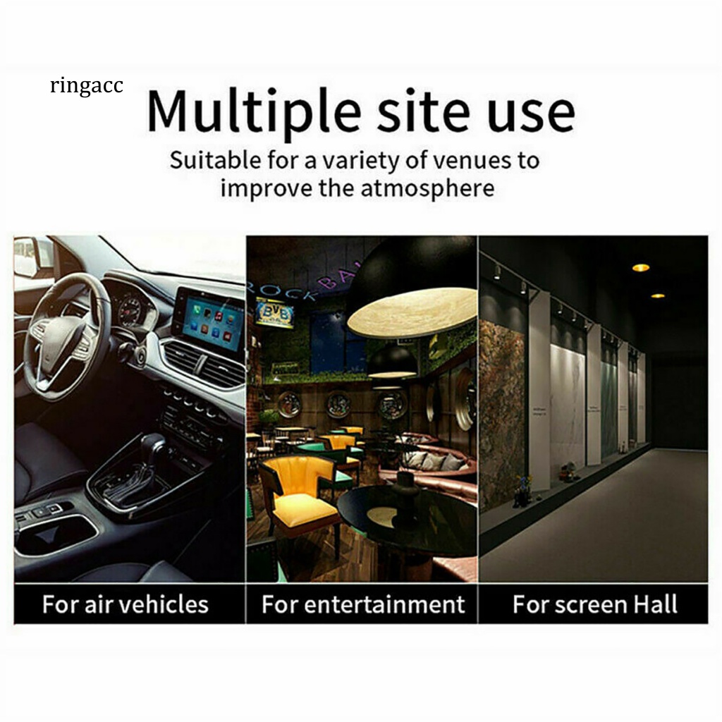 Rga Đèn LED Chiếu Bầu Trời Sao Xoay Tròn Cổng USB Trang Trí Nội Thất Xe Hơi