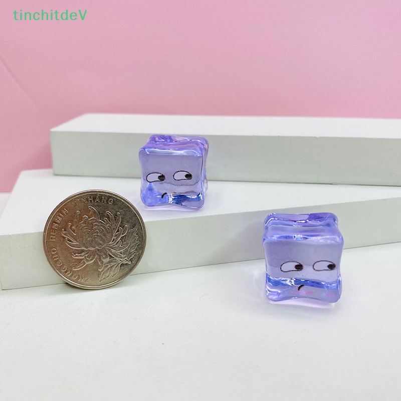[TinchitdeV] Set 5 Viên Đá Viên Trong Suốt Phát Sáng Có Mặt Dây Chuyền Nhựa Resin DIY [Mới]