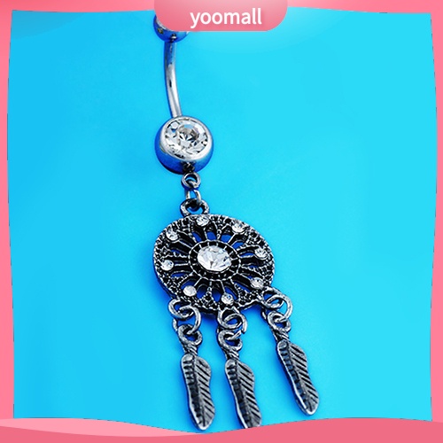 Khuyên Rốn Hình Lưới Giấc Mơ Đính Đá Thời Trang