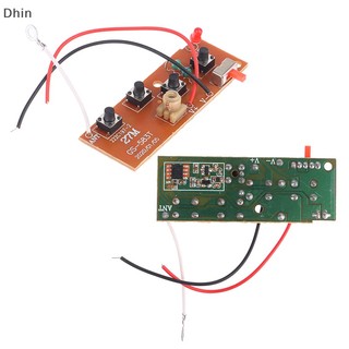 [Dhin] 4CH RC Remote Control 27MHz Circuit PCB Transmitter and Receiver Board parts COD
