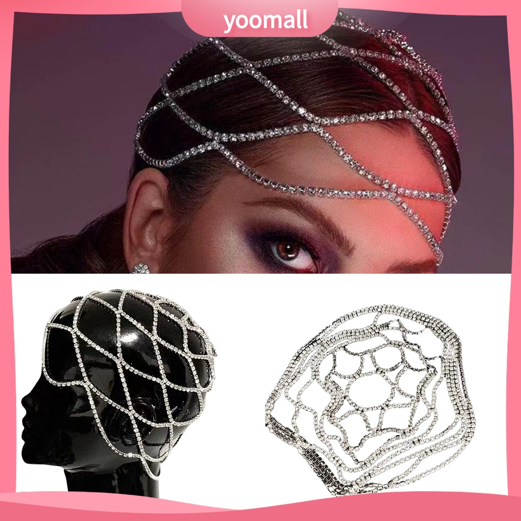 [YM] Cài Tóc Nhiều Lớp Thiết Kế Rỗng Đơn Giản Sang Trọng Quyến Rũ Cho Đám Cưới